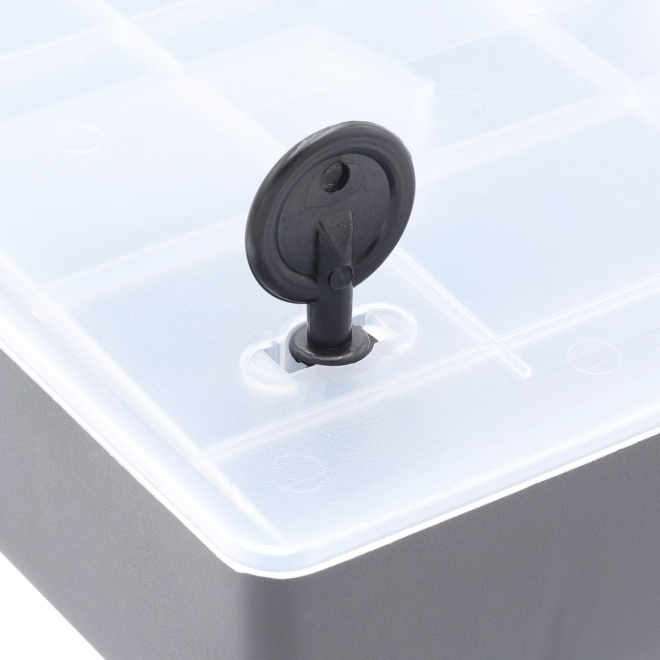 Köderstation Kompaktbox transparent - Köderbox für Ratten - Nagerköderstation 24x20x7cm