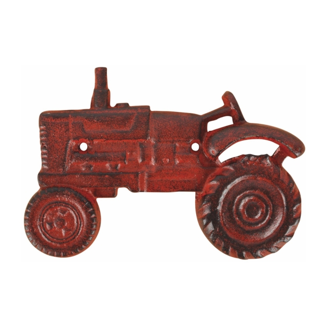 Esschert Design Flaschenöffner Traktor TT206, gusseiserner Wandflaschenöffner im Traktor-Design
