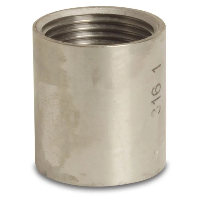 Edelstahl Muffe 1 Zoll - Innengewinde - Arbeitsdruck 16bar