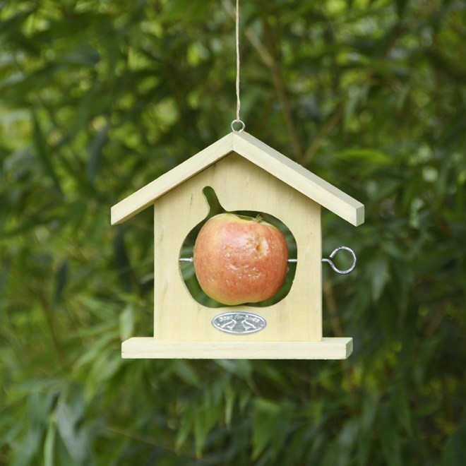 Esschert Design Futterhaus Apfelhäuschen, Futterstation, Futterstelle, Vogelhaus, sortiert, FB12