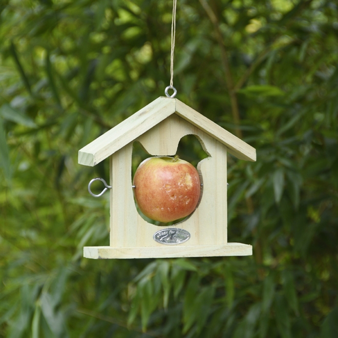 Esschert Design Futterhaus Apfelhäuschen, Futterstation, Futterstelle, Vogelhaus, sortiert, FB12