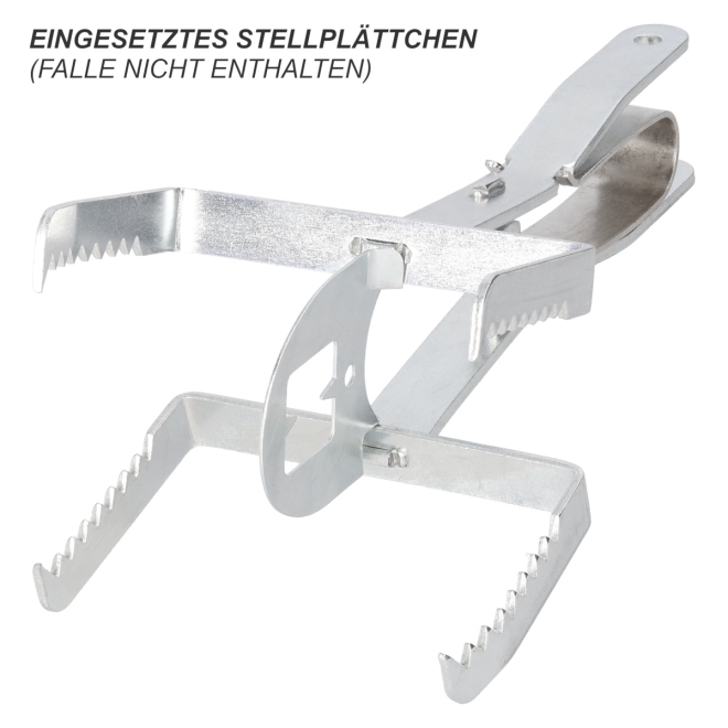5x Stellplättchen für Wühlmaus Zangenfalle - Köderplättchen im Sparset - 5 Stück