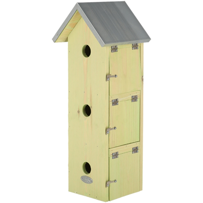 Esschert Design Nistkasten Spatzenvilla vertikal - Vogelhaus für Spatzen