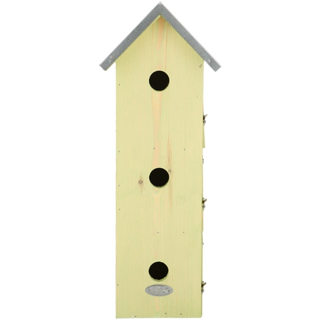 Esschert Design Nistkasten Spatzenvilla vertikal - Vogelhaus für Spatzen