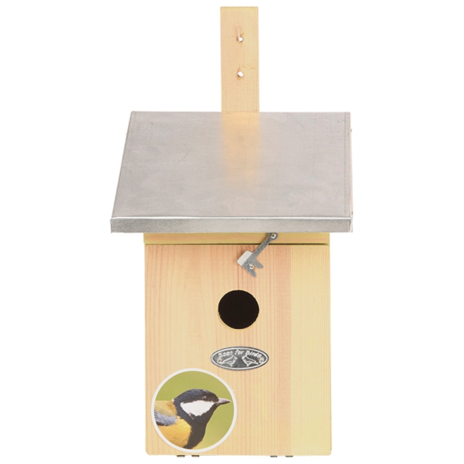 Esschert Design Nistkasten Kohlmeise - Meisenkasten NKK - Vogelhaus für Meisen