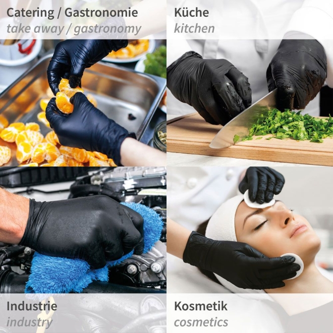 Hygostar Nitrilhandschuhe Safe Super Stretch - Größe 7/S - 100 Stück