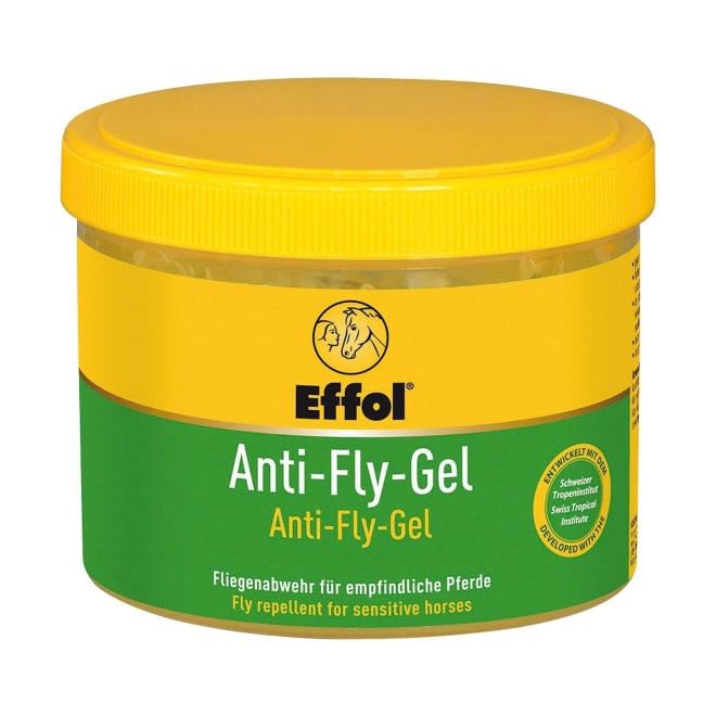 Effol Anti-Fly-Gel 500ml, langanhaltende Fliegenabwehr für sensible Pferde