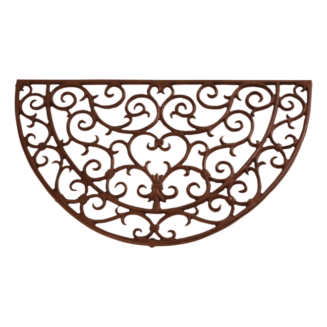 Esschert Design Fußmatte Antik, 69x40cm, halbrund, Türmatte, Gusseisen, LH37