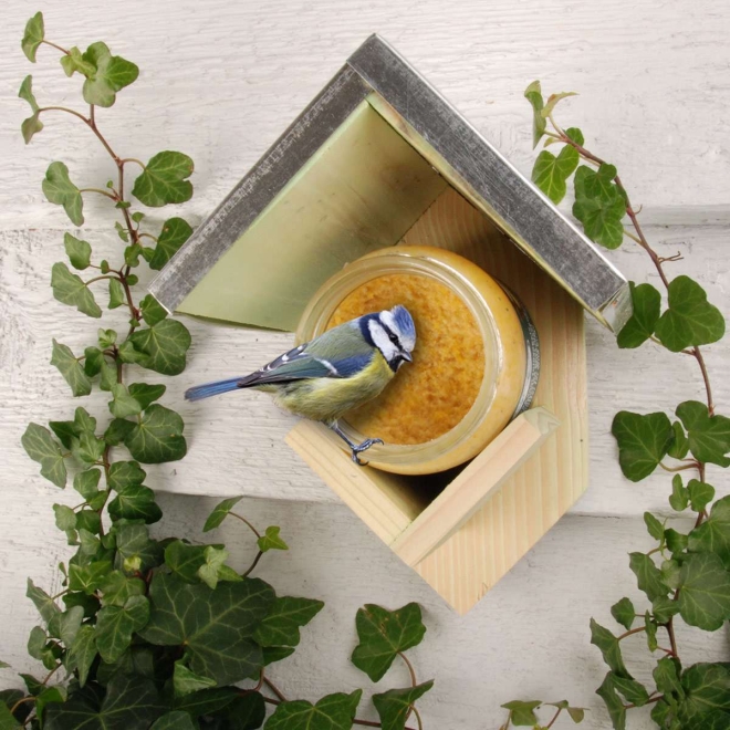 Esschert Design Erdnussbutterhaus, Futterhaus, Futterstation, Vogelhaus, FB213