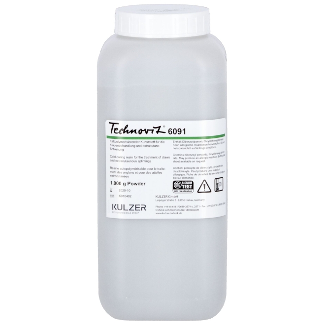 Technovit 6091, Pulver 1000g, zur Klauenbehandlung von Rindern