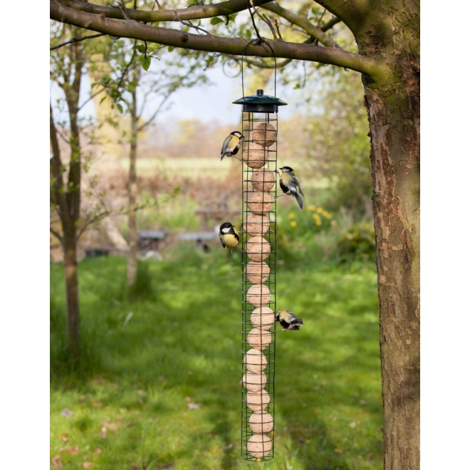 Esschert Design Meisenknödelautomat XL, Meisenknödelhalter, Futterstelle, Futterautomat, FB391