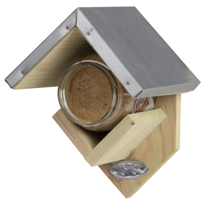 Esschert Design Erdnussbutter mit Nusstücken 340g, Vogelfutter, Zusatzfutter für Vögel, FB261
