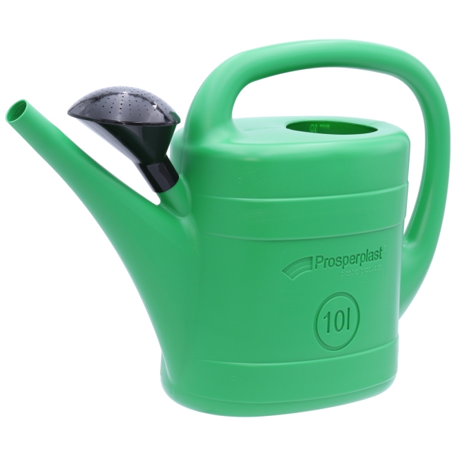 Gießkanne Kunststoff 10 Liter grün - Blumengießkanne, Gartengießkanne mit Brause