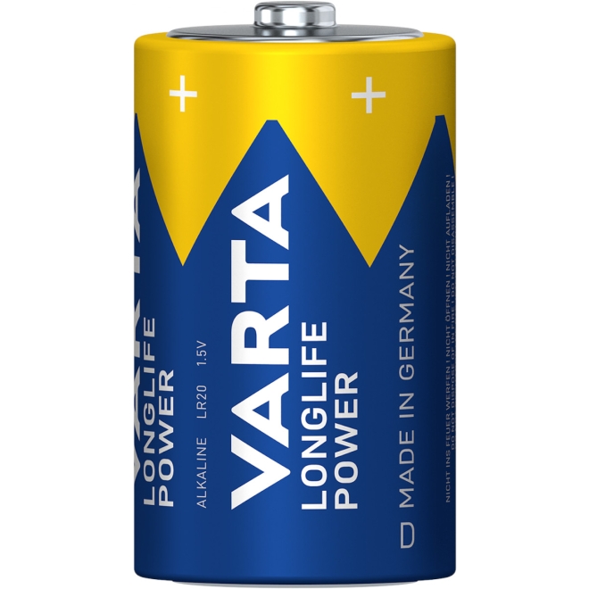 Varta Longlife Power Alkaline 4920 LR20 D - 1,5 Volt Batterie - 2er Blister