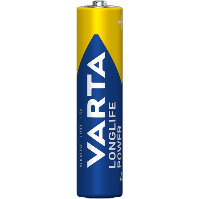 Varta Longlife Power Alkaline 4903 LR3 AAA - 1,5 Volt Batterie - 4er Blister