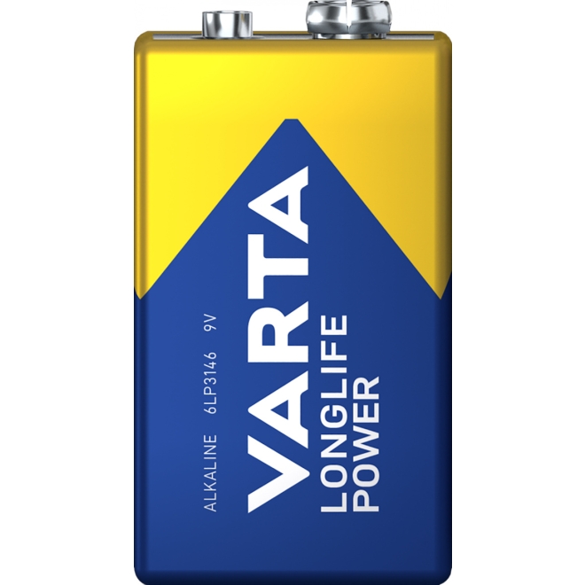 Varta Longlife Power Alkaline 4922 6LP3146 - 9 Volt Batterie - 1er Blister