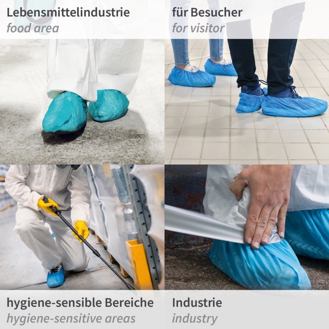 Hygostar Überschuhe CPE, Einweg Überziehschuhe - 100 Stück