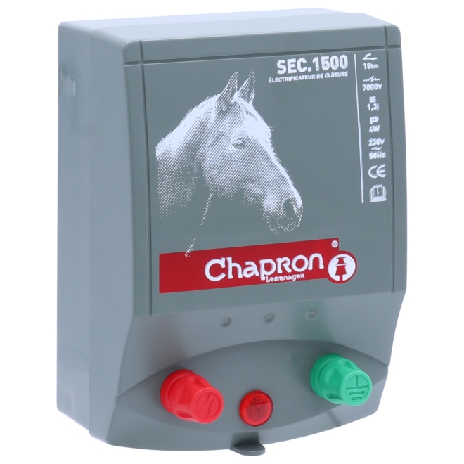 Chapron Weidezaungerät SEC 1500 - 7.000 Volt - 1,3 Joule - 230V Elektrozaungerät