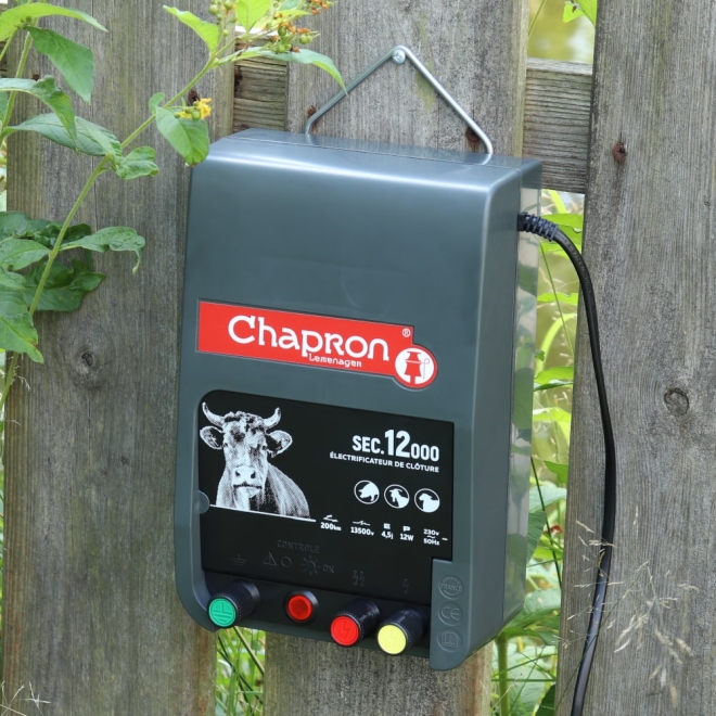 Chapron Weidezaungerät SEC 12000 - 13.500 Volt - 5 Joule - 230V Elektrozaungerät