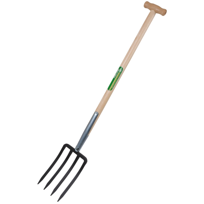 Freund-Victoria Spatengabel 61999, mit lackiertem T-Stiel 85cm, 4 Zinken, Grabegabel, 1260579