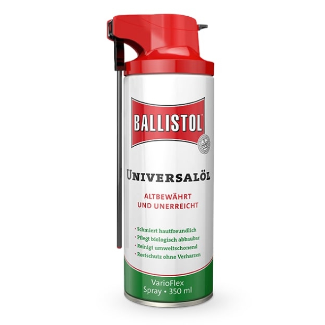 Ballistol Universalöl 350ml, VarioFlex Spray, Multifunktionsöl, Pflegeöl