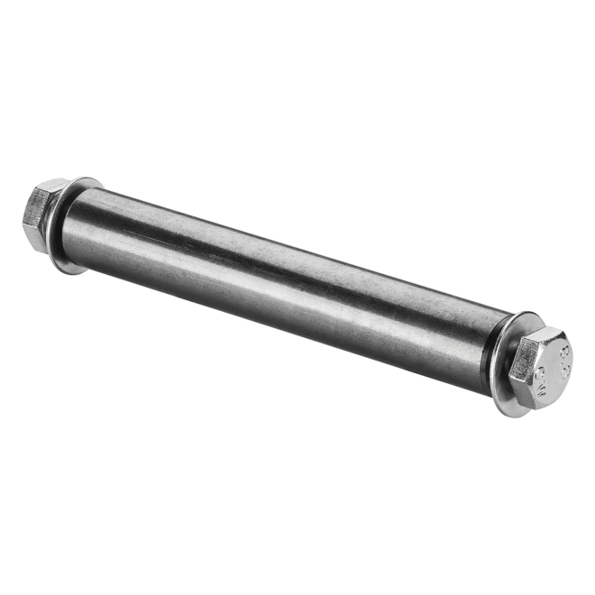 FORT Achsmaterial Ø20x127mm, für pannensichere Schubkarrenräder, Schubkarrenachse