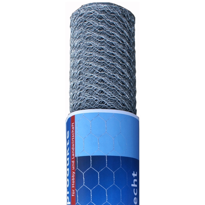 hadra 10m Sechseckgeflecht 13 x 1000 mm- Hasendraht - Kaninchendraht verzinkt