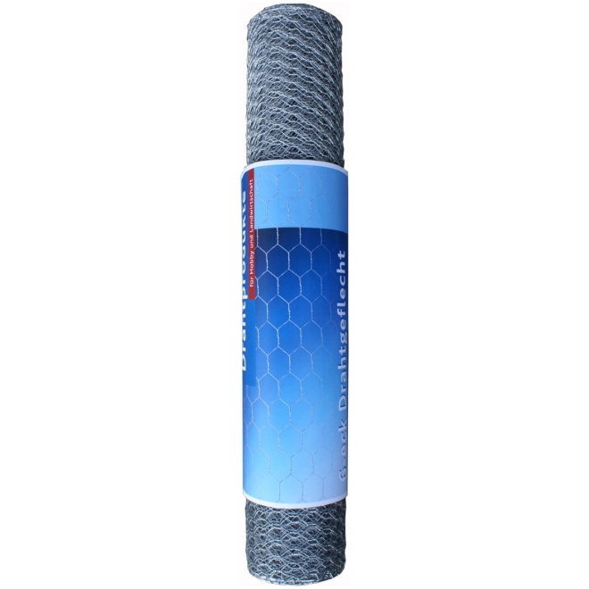 hadra 10m Sechseckgeflecht 13 x 1000 mm- Hasendraht - Kaninchendraht verzinkt