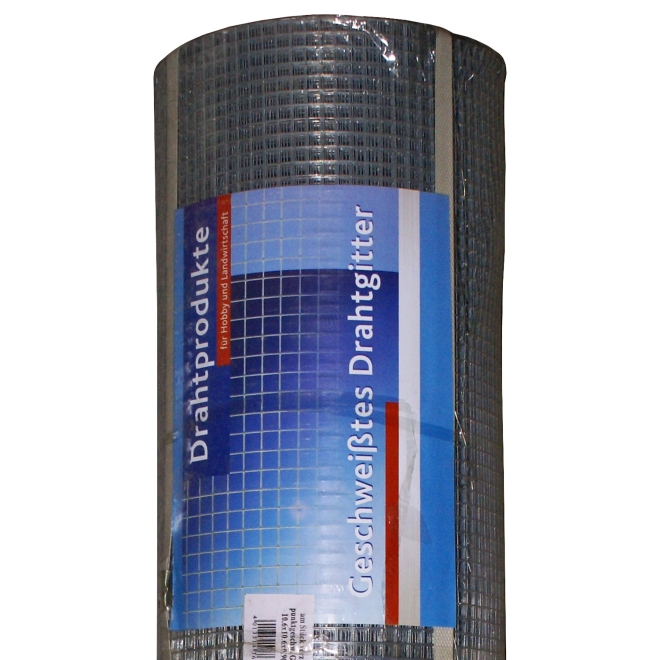hadra 25m Geschweißtes Drahtgitter 25,4 x 1,75 x 1020 mm -Volierendraht verzinkt