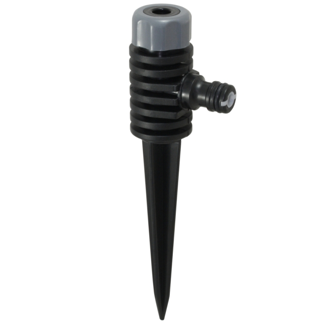 Sprühregner mit Erdspieß, Miniregner 360° Rasensprenger, Minisprinkler, Gartensprinkler
