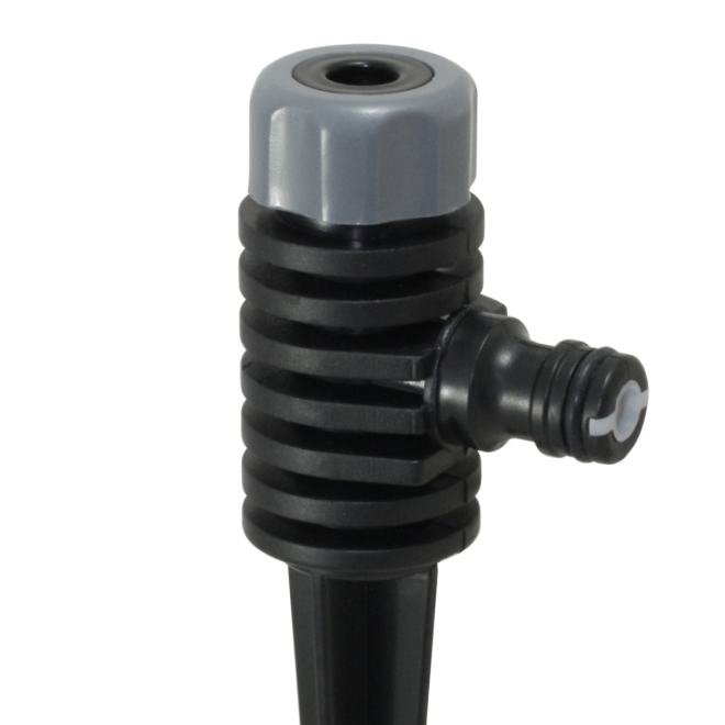Sprühregner mit Erdspieß, Miniregner 360° Rasensprenger, Minisprinkler, Gartensprinkler