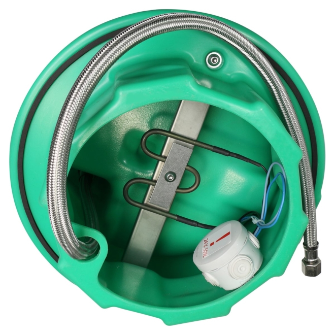 La Buvette Heizbare Schwimmertränke Lakcho 50W - 24V Tränkebecken mit Schwimmer