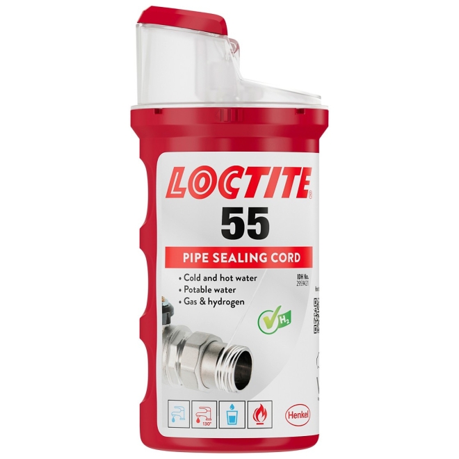 Loctite 55 Gewindedichtfaden 160m - zum Abdichten von Gewindeverbindungen