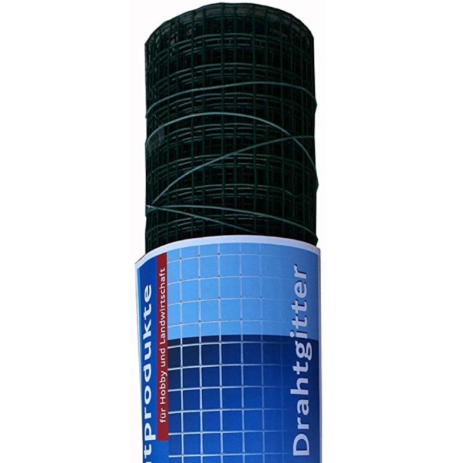 hadra 5m Geschweißtes Drahtgitter 19,0 x 1,10 x 500 mm - Volierendraht grün
