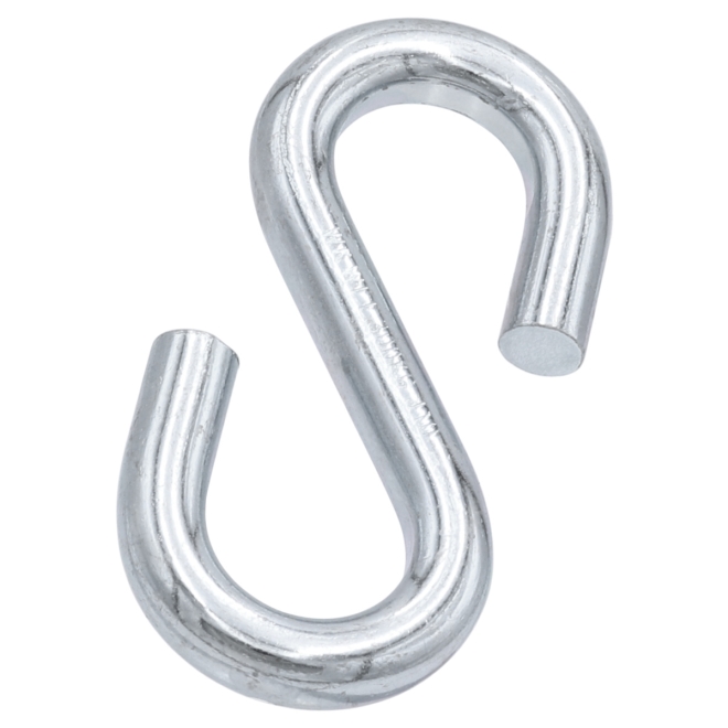 S-Haken 3x25mm verzinkt - Abstand 3,5mm - Aufhängehaken - Metallhaken