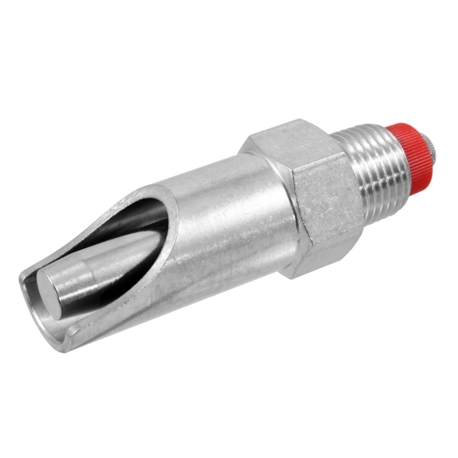 Beißnippel STANDARD-LINE 1/2 Zoll, 80mm, NIRO, mit dickem Druckkegel für Sauen und Eber