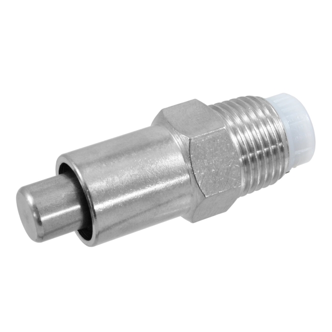 Trognippel STANDARD-LINE 1/2 Zoll, 58mm, NIRO, Drucknippel zur Wasserversorgung von Schweinen