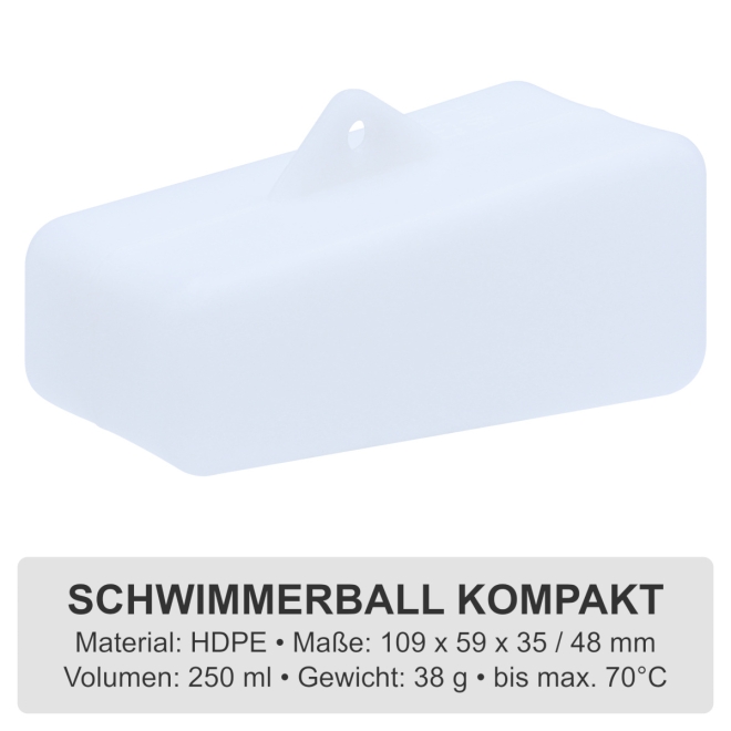 Peki Schwimmerball Kompakt, Schwimmer für 1/2 Zoll Kompaktventil