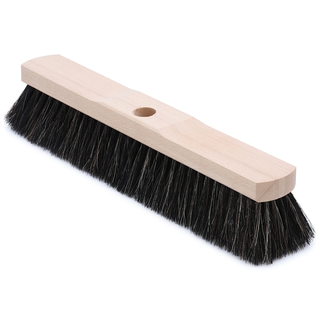 Saalbesen Naturhaar 40cm, Zimmerbesen, Stubenbesen mit Feinhaar Borsten