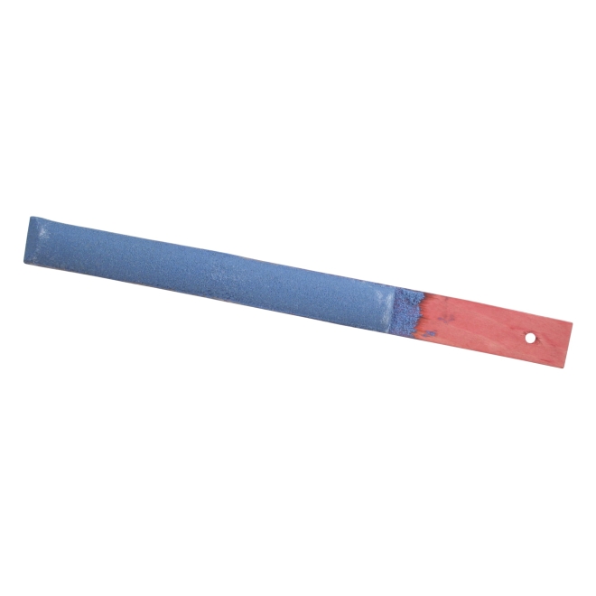 Batavia Wetzstreicher 40cm, rot-blau, mit Holzgriff, Sensenstreicher, Sensenschärfer