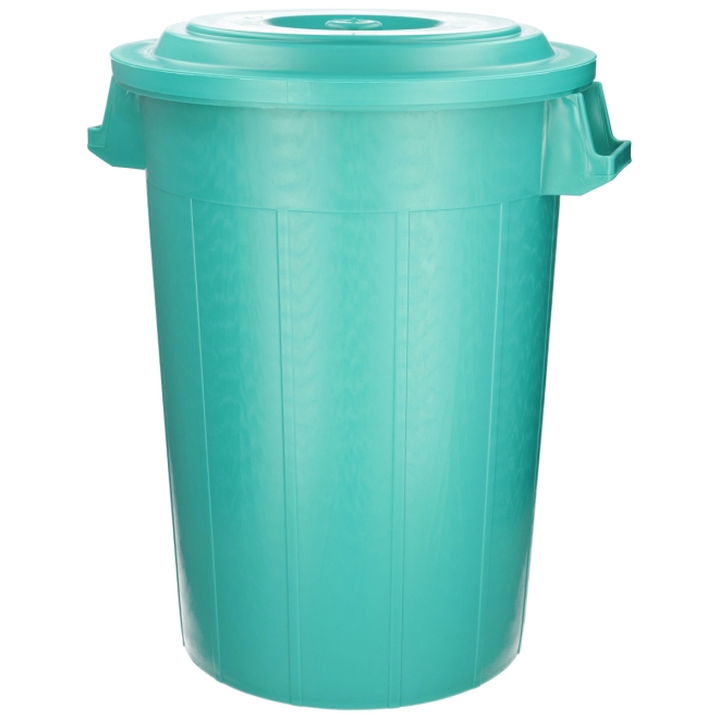 Universaltonne 70 Liter grün - Futtertonne, Gartentonne, Regentonne - Ø47x64cm