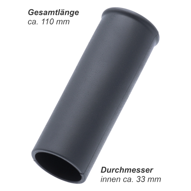 Capito Schubkarrengriffe 33mm - PVC Karrengriffe für Schubkarren - 2 Stück