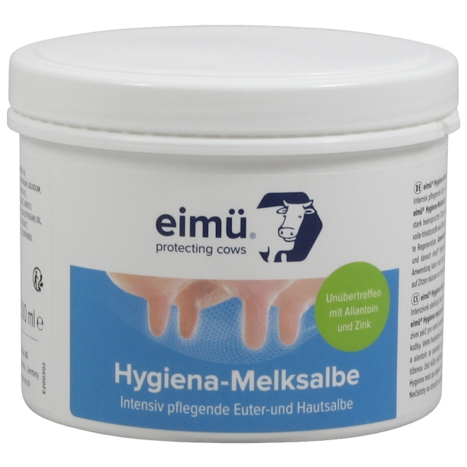 eimü Hygiena Melksalbe 500ml, Eutersalbe, Euterpflege für Rinder und Kühe