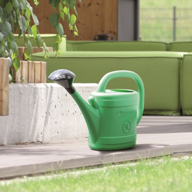 Gießkanne Spring 5 Liter, grün, Kunststoff, Blumengießkanne, abnehmbare Brause
