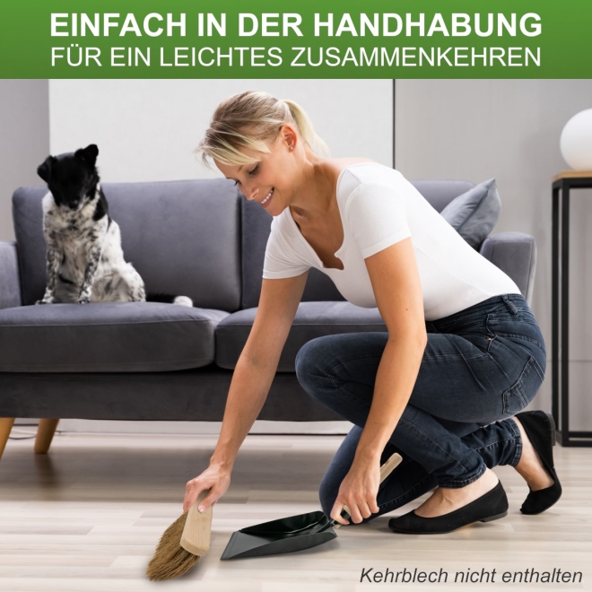 Handfeger 28cm, Naturkokos, Kokoshandfeger für groben und feinen Schmutz
