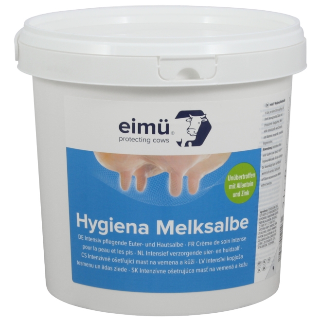 eimü Hygiena Melksalbe 2 Liter, Eutersalbe, Euterpflege für Rinder und Kühe