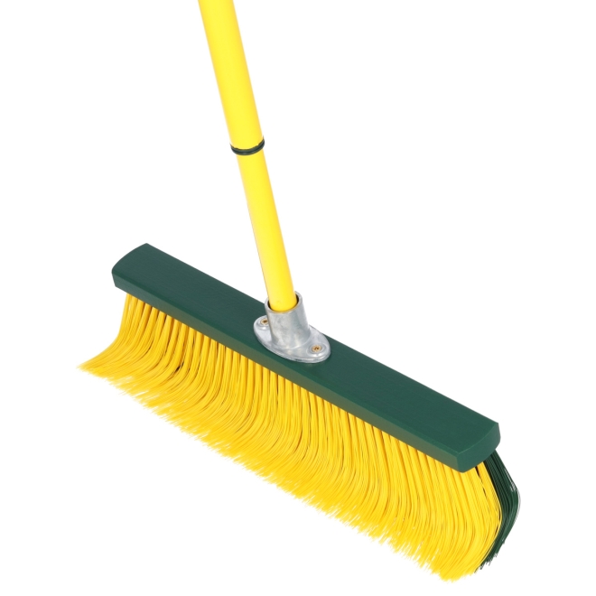 Fritze Krallenbesen 45cm - Spezialbesen mit Teleskopstiel - Gartenbesen Hofbesen