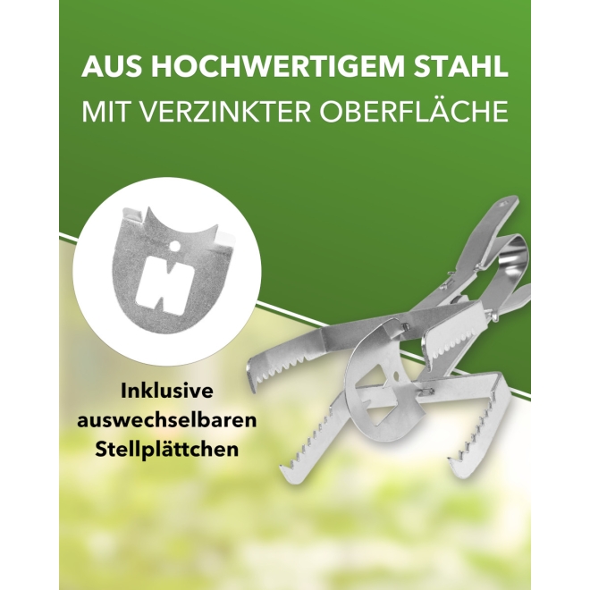 10x Wühlmaus Zangenfalle mit Köderplatten - Scherenfalle zur Wühlmausbekämpfung - 10 Stück