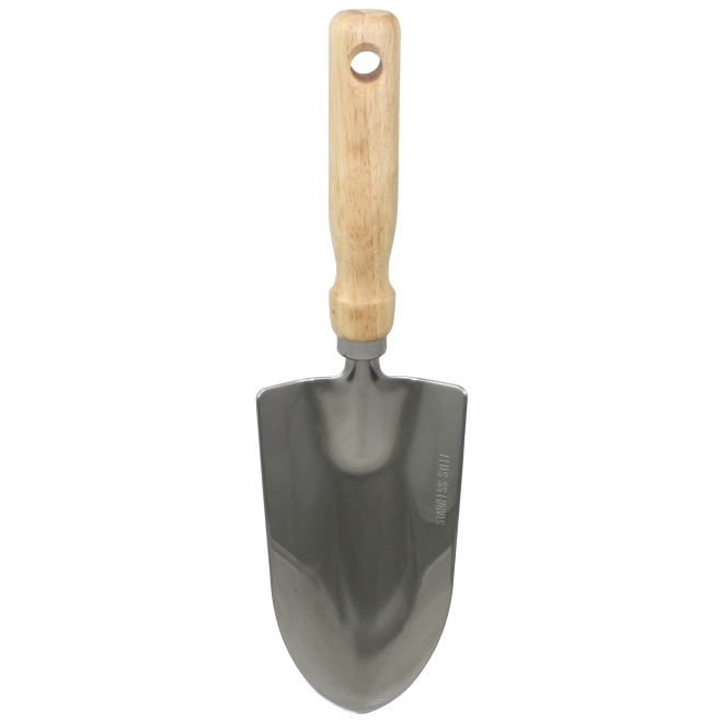 Garten Kleingeräte Set mit Holzgriff, 5-teilig: Schaufel, Fächerbesen, Rechen, Hacke, Unkrautstecher