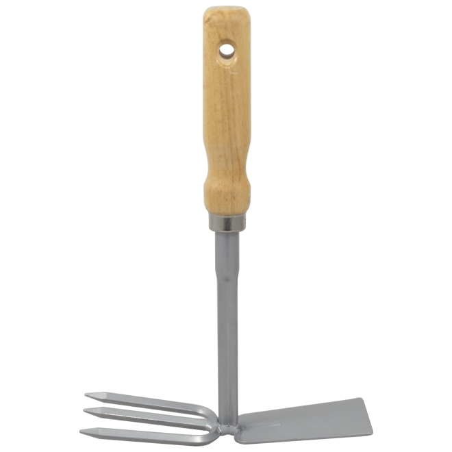 Garten Kleingeräte Set mit Holzgriff, 5-teilig: Schaufel, Fächerbesen, Rechen, Hacke, Unkrautstecher